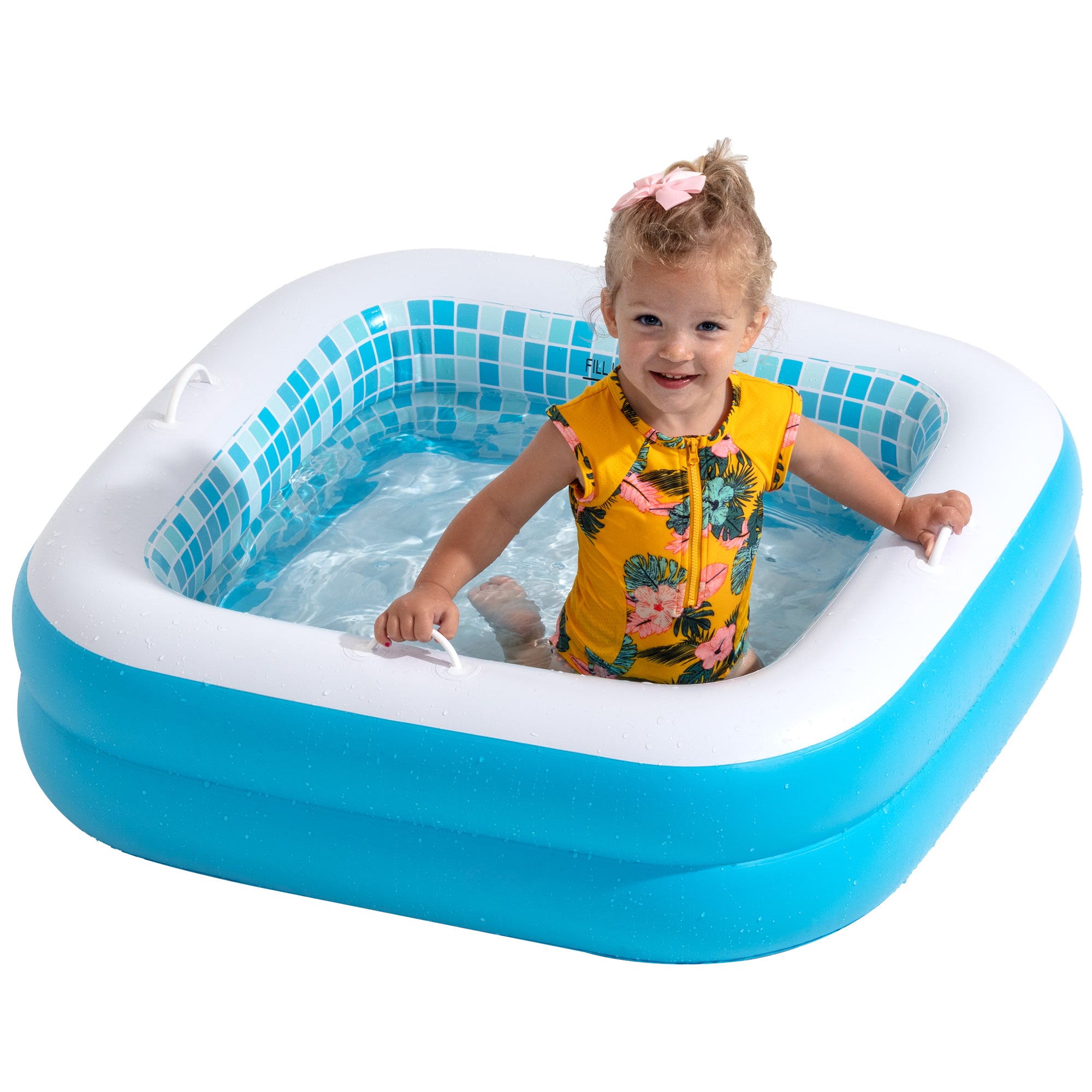 INFLATABLE BABY POOL TODDLER BATHTUB 34